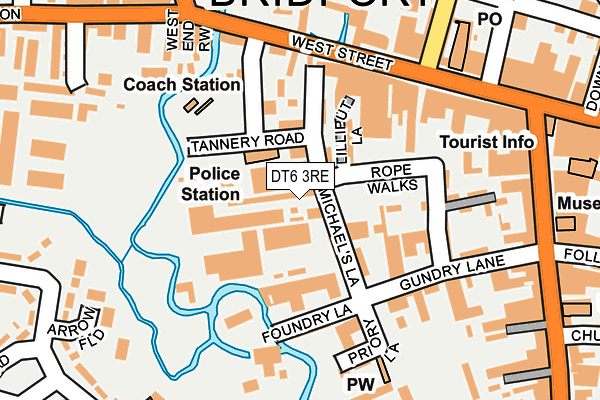 DT6 3RE map - OS OpenMap – Local (Ordnance Survey)