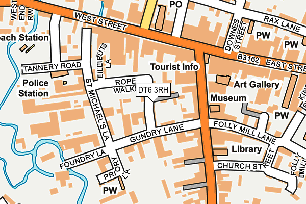 DT6 3RH map - OS OpenMap – Local (Ordnance Survey)