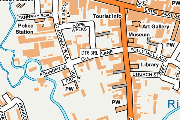 DT6 3RL map - OS OpenMap – Local (Ordnance Survey)