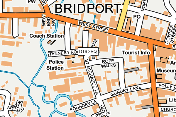 DT6 3RQ map - OS OpenMap – Local (Ordnance Survey)