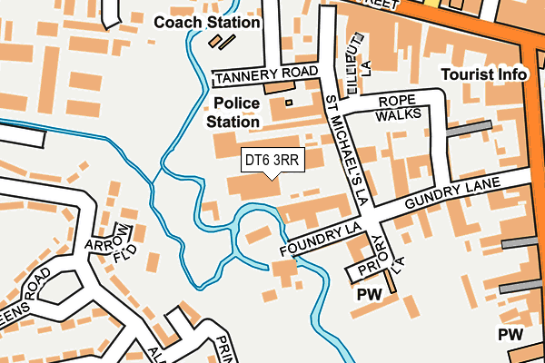 DT6 3RR map - OS OpenMap – Local (Ordnance Survey)