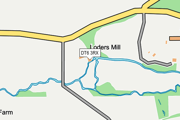 DT6 3RX map - OS OpenMap – Local (Ordnance Survey)