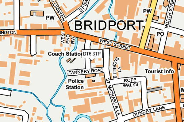 DT6 3TP map - OS OpenMap – Local (Ordnance Survey)