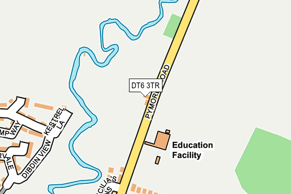 DT6 3TR map - OS OpenMap – Local (Ordnance Survey)