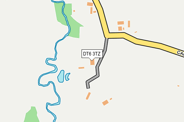 DT6 3TZ map - OS OpenMap – Local (Ordnance Survey)