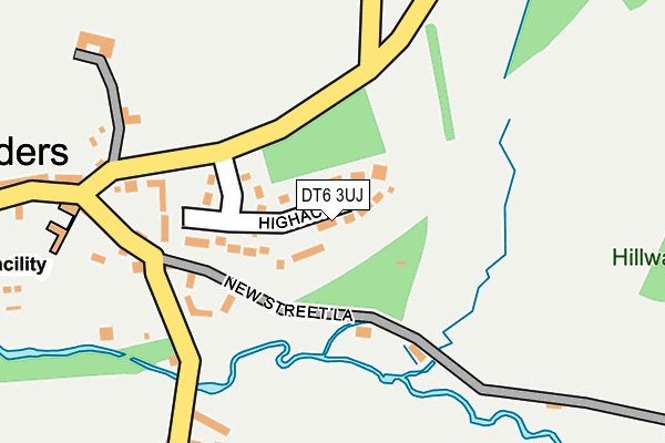 DT6 3UJ map - OS OpenMap – Local (Ordnance Survey)