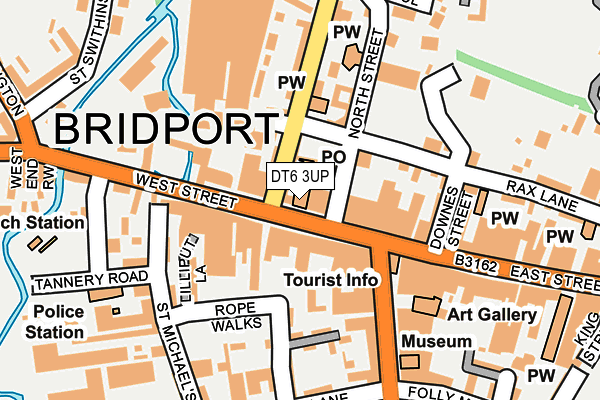 DT6 3UP map - OS OpenMap – Local (Ordnance Survey)