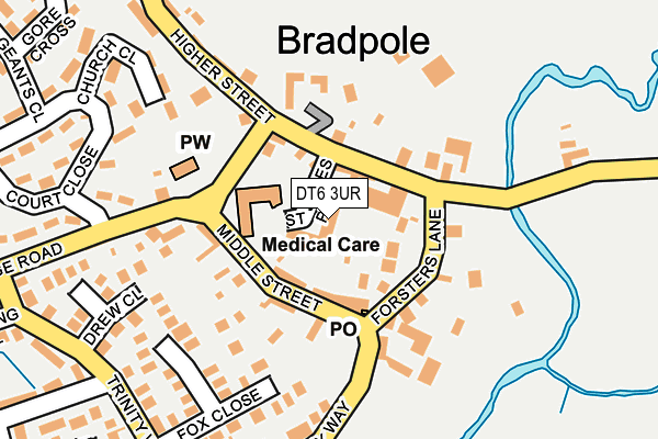 DT6 3UR map - OS OpenMap – Local (Ordnance Survey)