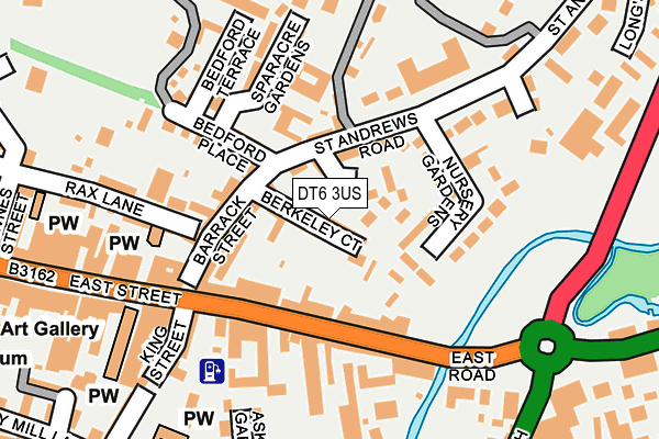 DT6 3US map - OS OpenMap – Local (Ordnance Survey)