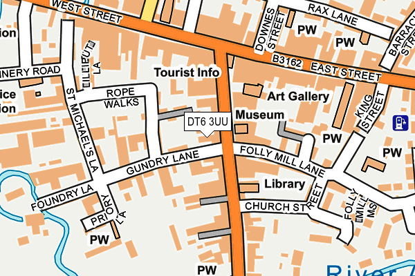 DT6 3UU map - OS OpenMap – Local (Ordnance Survey)