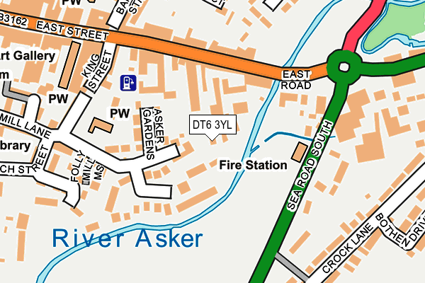 DT6 3YL map - OS OpenMap – Local (Ordnance Survey)