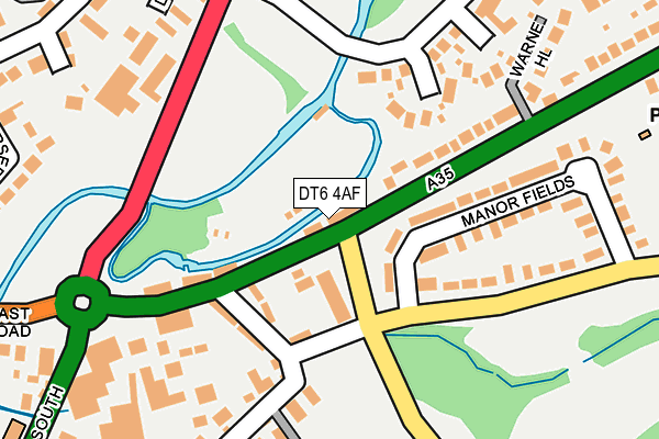 DT6 4AF map - OS OpenMap – Local (Ordnance Survey)