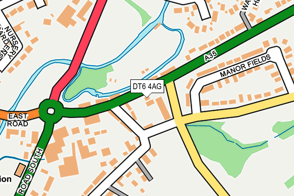 DT6 4AG map - OS OpenMap – Local (Ordnance Survey)