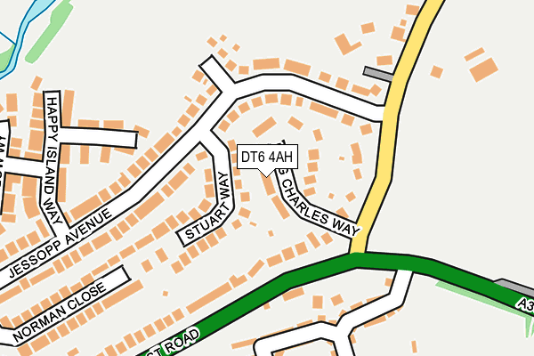 DT6 4AH map - OS OpenMap – Local (Ordnance Survey)