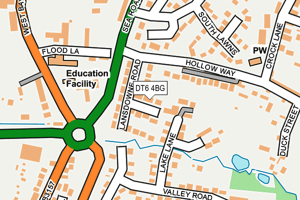 DT6 4BG map - OS OpenMap – Local (Ordnance Survey)