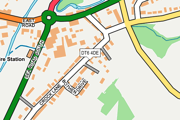 DT6 4DE map - OS OpenMap – Local (Ordnance Survey)
