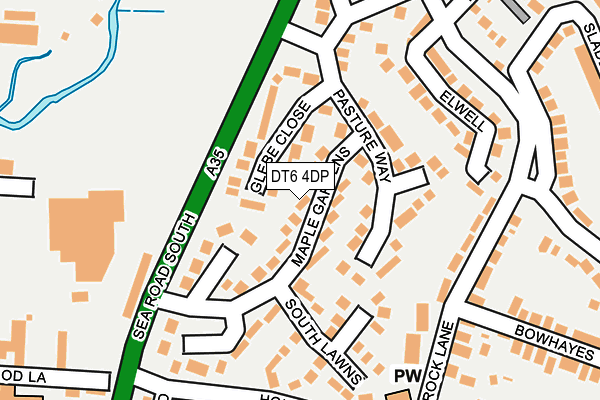 DT6 4DP map - OS OpenMap – Local (Ordnance Survey)