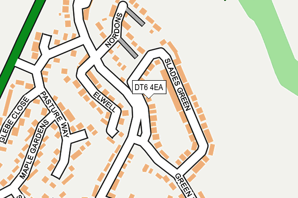DT6 4EA map - OS OpenMap – Local (Ordnance Survey)