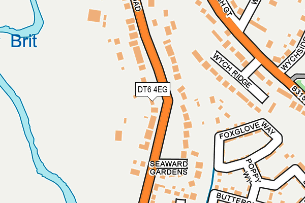 DT6 4EG map - OS OpenMap – Local (Ordnance Survey)