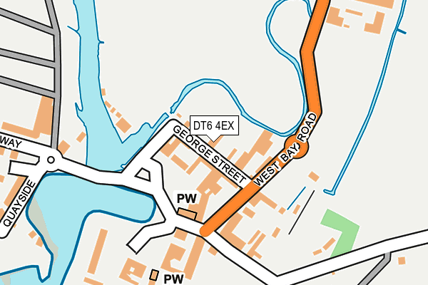 DT6 4EX map - OS OpenMap – Local (Ordnance Survey)