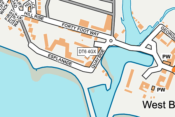 DT6 4GX map - OS OpenMap – Local (Ordnance Survey)