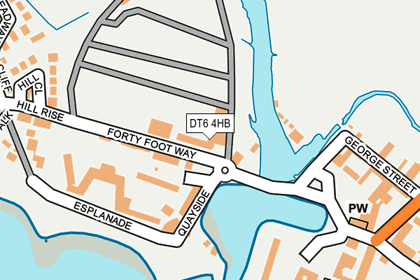 DT6 4HB map - OS OpenMap – Local (Ordnance Survey)