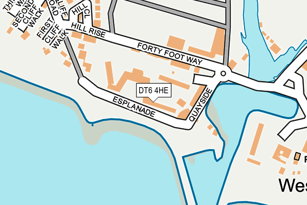 DT6 4HE map - OS OpenMap – Local (Ordnance Survey)