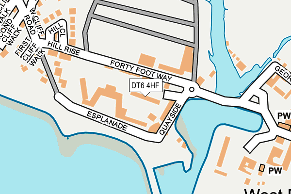 DT6 4HF map - OS OpenMap – Local (Ordnance Survey)