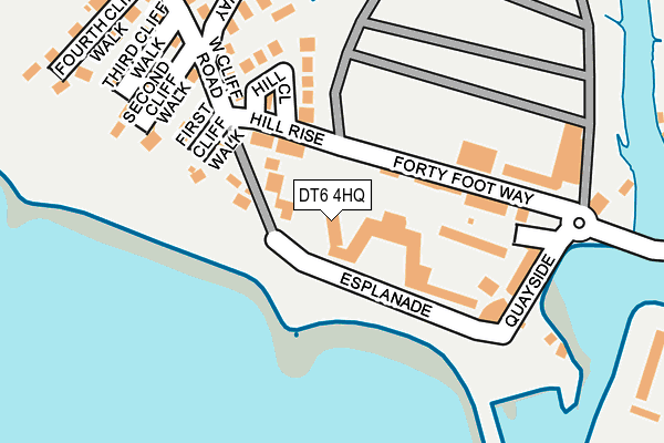 DT6 4HQ map - OS OpenMap – Local (Ordnance Survey)