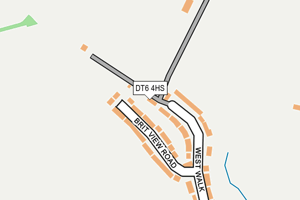 DT6 4HS map - OS OpenMap – Local (Ordnance Survey)