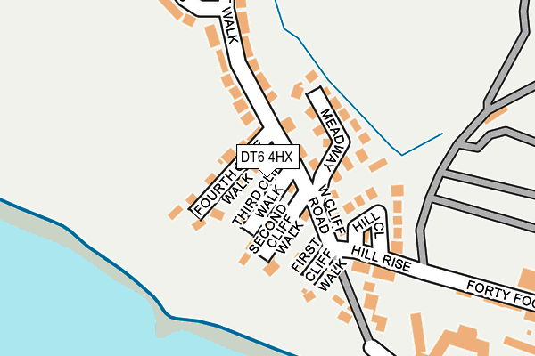 DT6 4HX map - OS OpenMap – Local (Ordnance Survey)