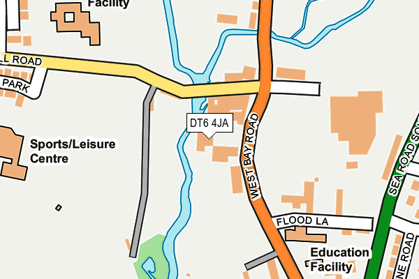 DT6 4JA map - OS OpenMap – Local (Ordnance Survey)