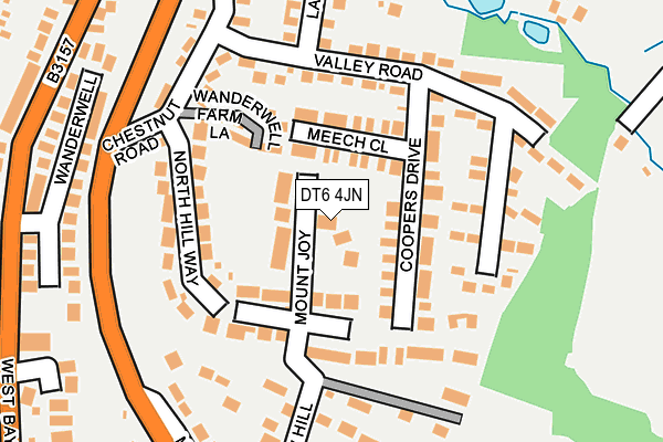 DT6 4JN map - OS OpenMap – Local (Ordnance Survey)