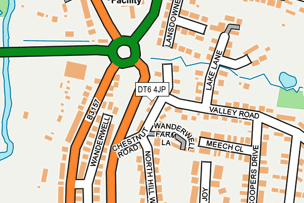 DT6 4JP map - OS OpenMap – Local (Ordnance Survey)