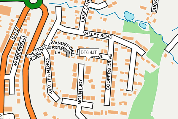 DT6 4JT map - OS OpenMap – Local (Ordnance Survey)