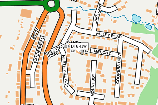 DT6 4JW map - OS OpenMap – Local (Ordnance Survey)