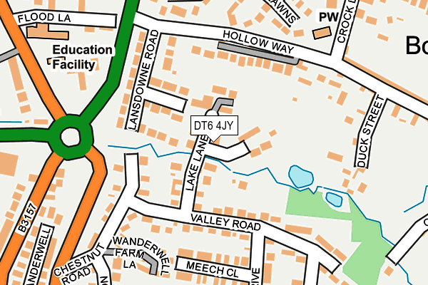 DT6 4JY map - OS OpenMap – Local (Ordnance Survey)