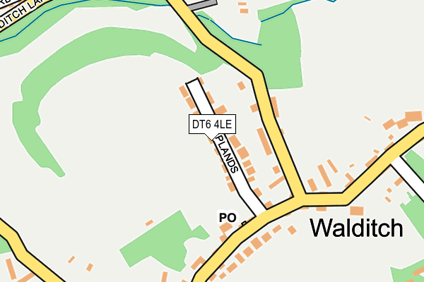 DT6 4LE map - OS OpenMap – Local (Ordnance Survey)