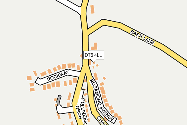 DT6 4LL map - OS OpenMap – Local (Ordnance Survey)