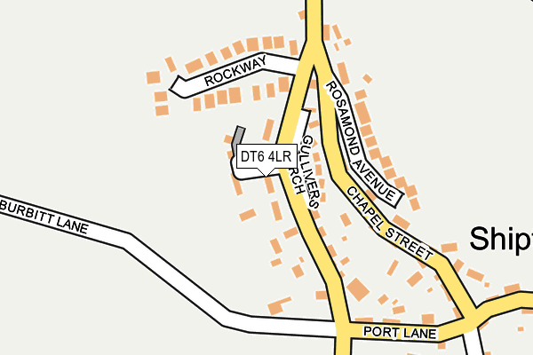 DT6 4LR map - OS OpenMap – Local (Ordnance Survey)