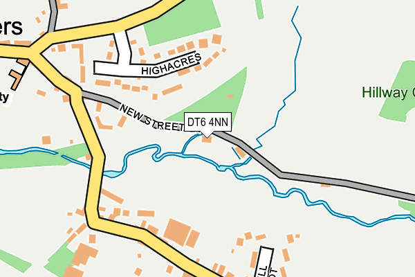 DT6 4NN map - OS OpenMap – Local (Ordnance Survey)