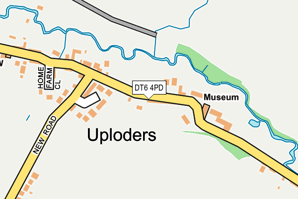 DT6 4PD map - OS OpenMap – Local (Ordnance Survey)