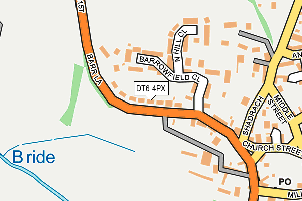 DT6 4PX map - OS OpenMap – Local (Ordnance Survey)