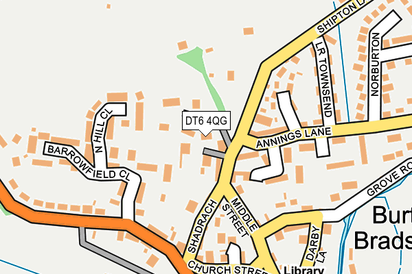 DT6 4QG map - OS OpenMap – Local (Ordnance Survey)