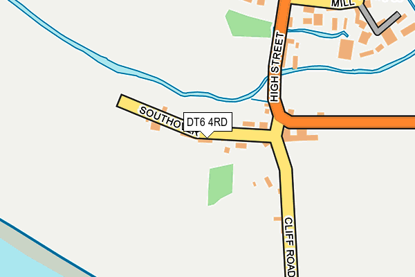 DT6 4RD map - OS OpenMap – Local (Ordnance Survey)