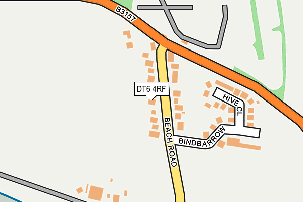 DT6 4RF map - OS OpenMap – Local (Ordnance Survey)