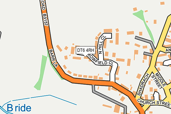 DT6 4RH map - OS OpenMap – Local (Ordnance Survey)