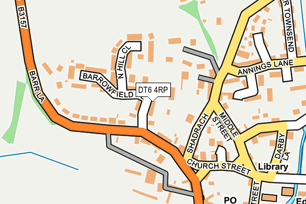 DT6 4RP map - OS OpenMap – Local (Ordnance Survey)