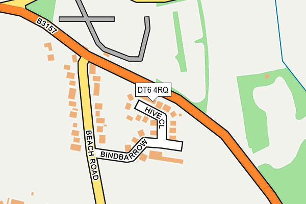 DT6 4RQ map - OS OpenMap – Local (Ordnance Survey)