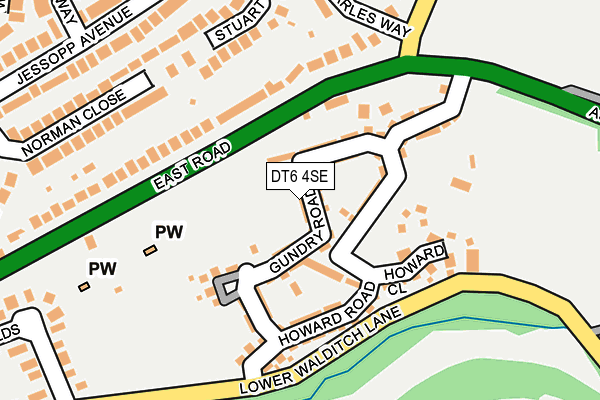 DT6 4SE map - OS OpenMap – Local (Ordnance Survey)